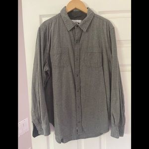 Large pd&c flannel Button up Long Sleeve Casual shirt